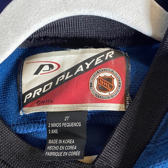 NHL Capitals Kids Blue and Black Jersey - Picture 2 of 3